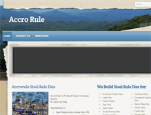 Tablet Screenshot of accrorule.com